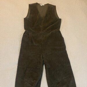 Dagg & Stacey Wide Leg Olive Jumpsuit